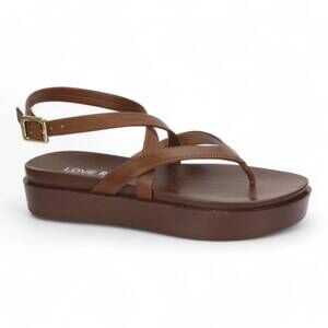 NEW LOVE RIO women's arpoador seaside sandal in maroon